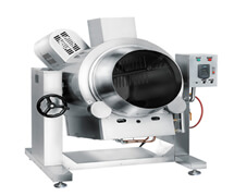 STWCGW1/2大型臥式炒菜機 多功能旋轉(zhuǎn)炒菜機、商用大型自動炒